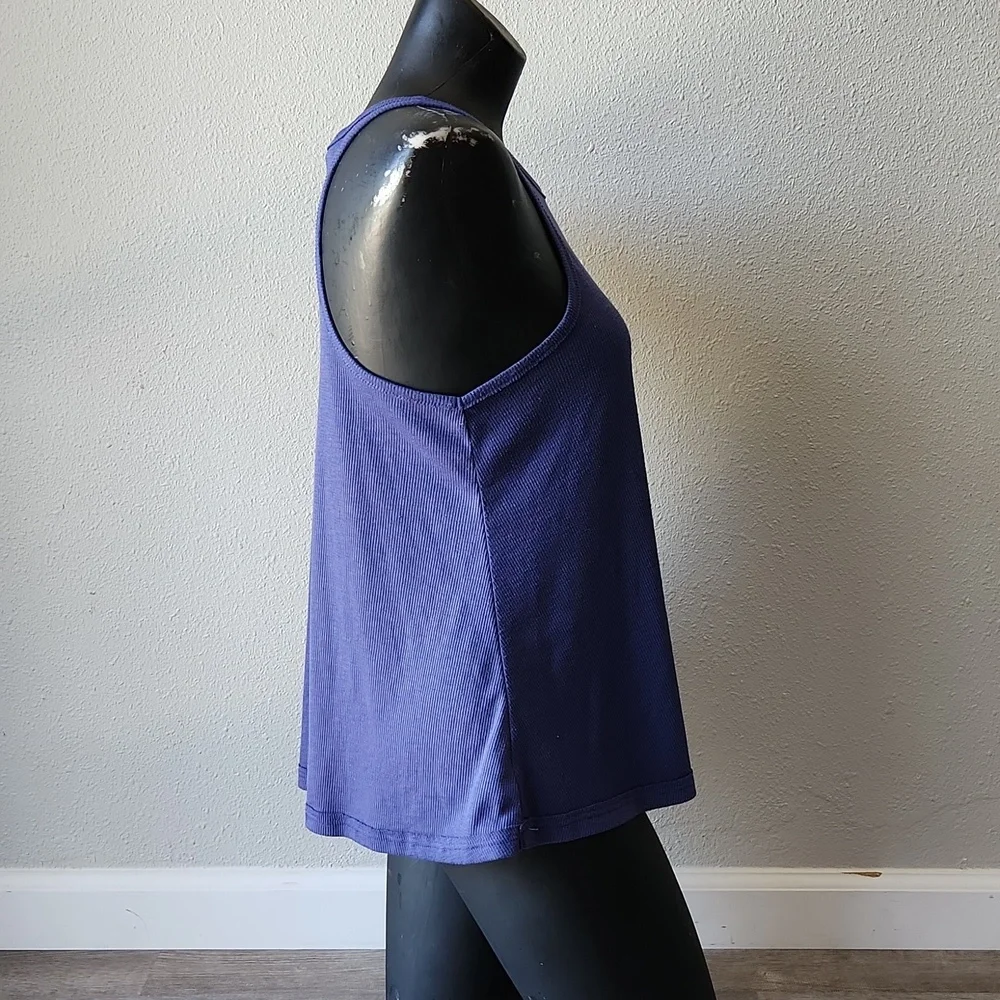 FREE PEOPLE Long Beach Tank Top Size M - Picture 2 of 9